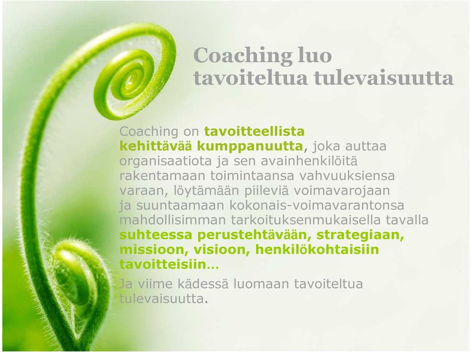 voimavarojaan ja suuntaamaan kokonais-voimavarantonsa mahdollisimman tarkoituksenmukaisella tavalla suhteessa
