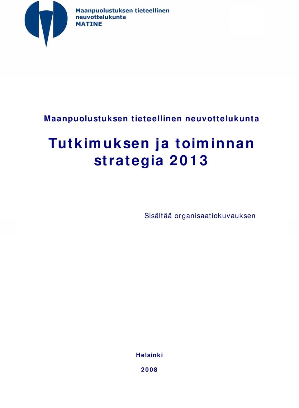 toiminnan strategia 2013