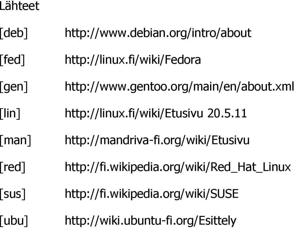 fi/wiki/etusivu 20.5.11 [man] [red] [sus] [ubu] http://mandriva-fi.