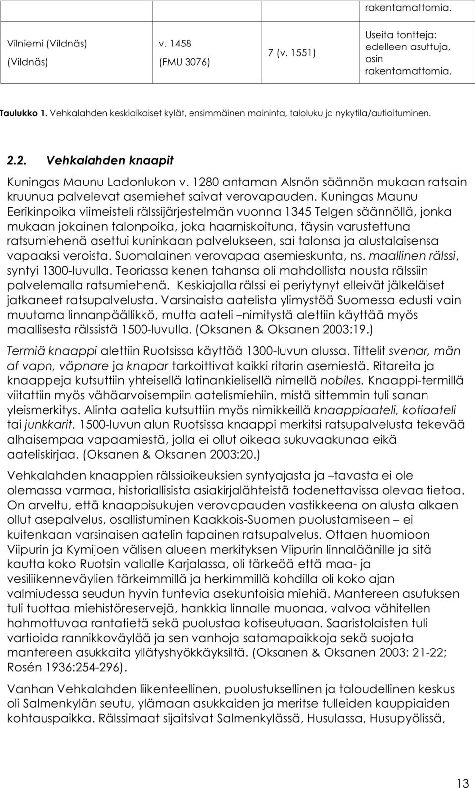 1280 antaman Alsnön säännön mukaan ratsain kruunua palvelevat asemiehet saivat verovapauden.