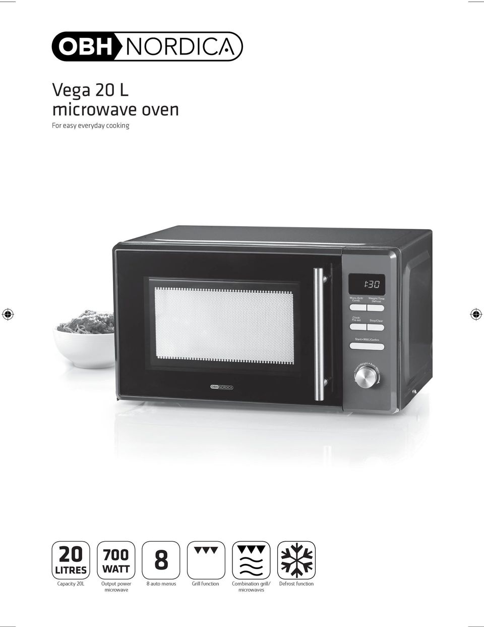 power microwave 8 auto menus Grill