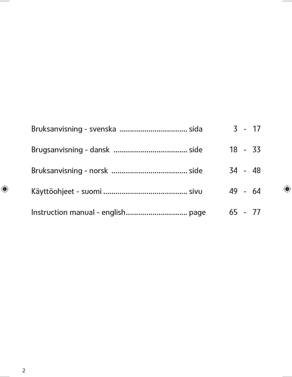 .. side 18-33 Bruksanvisning - norsk.