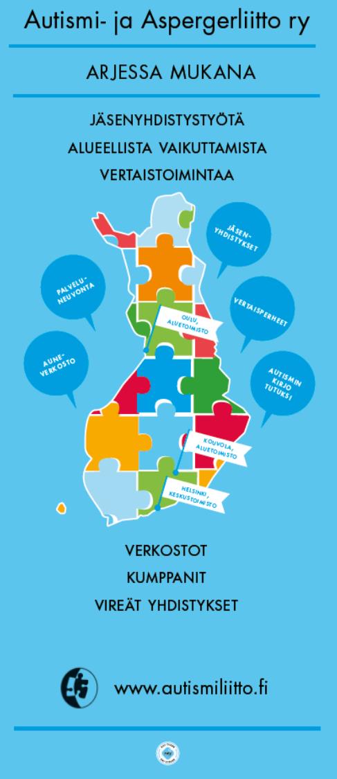 Yhteystiedot Helsingin keskustoimisto Nuijamiestentie 3 B, 00400 HELSINKI Puh +358 10 3152 800 /vaihde Pohjois-Suomen aluetoimisto Järjestötalo Kumppanuuskeskus Kansankatu 53, 1.