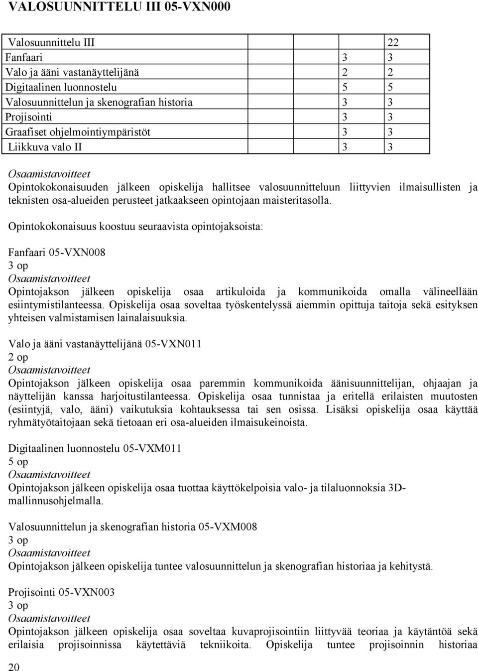 opintojaan maisteritasolla.