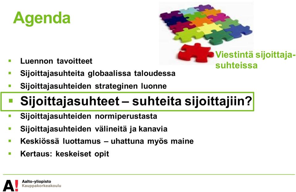 Sijoittajasuhteiden normiperustasta Sijoittajasuhteiden välineitä ja kanavia