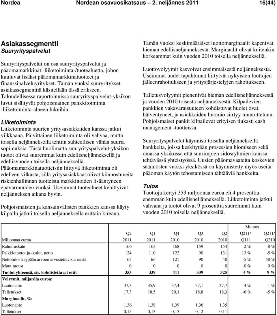 ja finanssipalveluyritykset. Tämän vuoksi suuryrityksetasiakassegmenttiä käsitellään tässä erikseen.