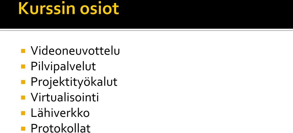 Projektityökalut