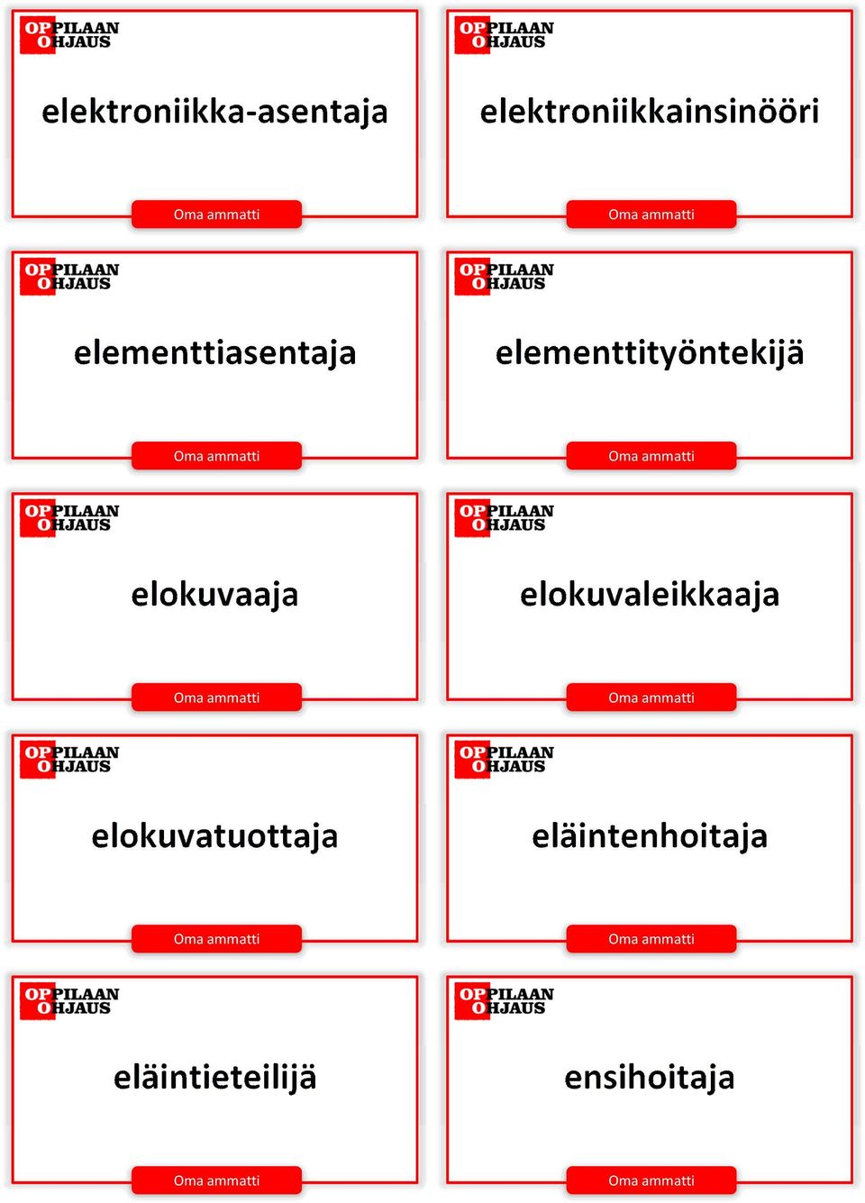 elementtityöntekijä elokuvaaja