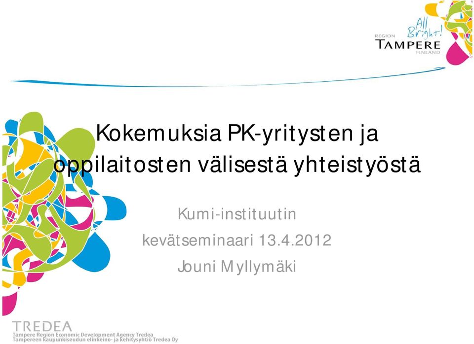 yhteistyöstä Kumi-instituutin