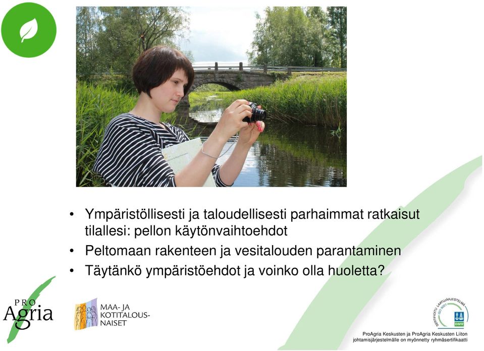 Peltomaan rakenteen ja vesitalouden
