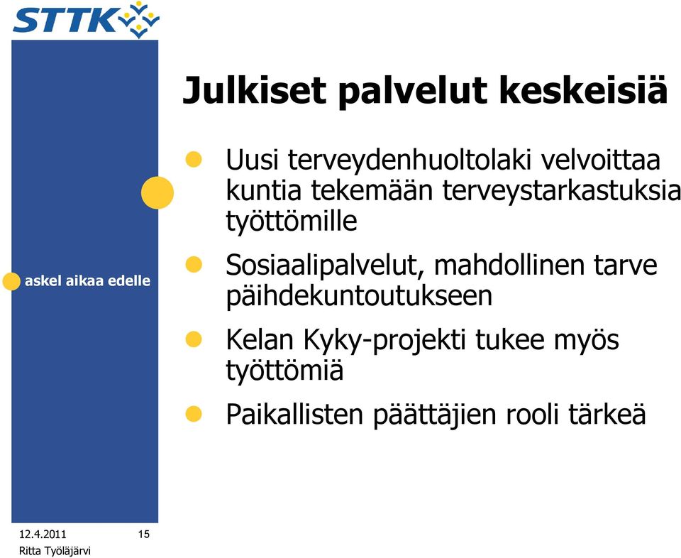 Sosiaalipalvelut, mahdollinen tarve päihdekuntoutukseen Kelan