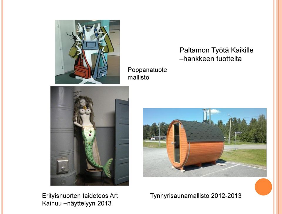 Erityisnuorten taideteos Art Kainuu