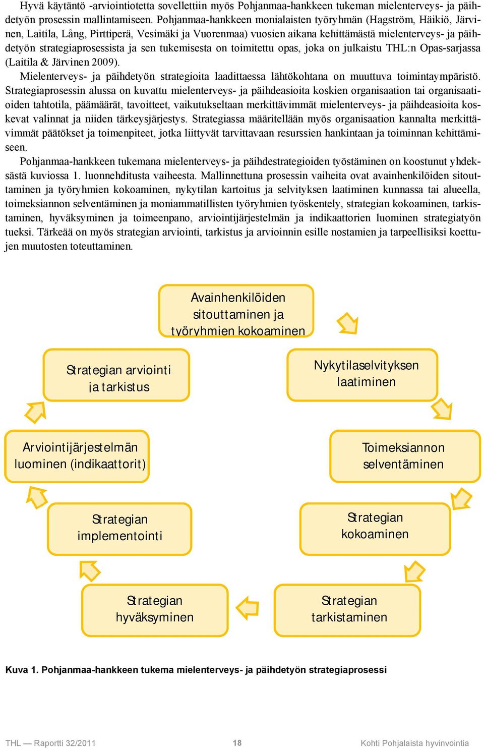 ja sen tukemisesta on toimitettu opas, joka on julkaistu THL:n Opas-sarjassa (Laitila & Järvinen 2009).