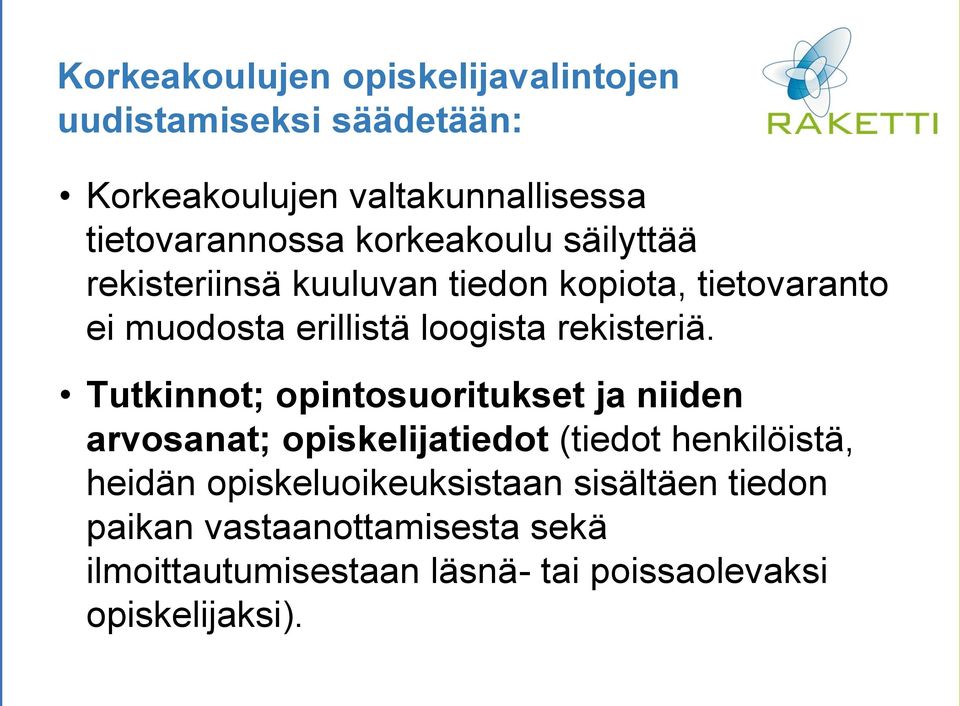 rekisteriä.