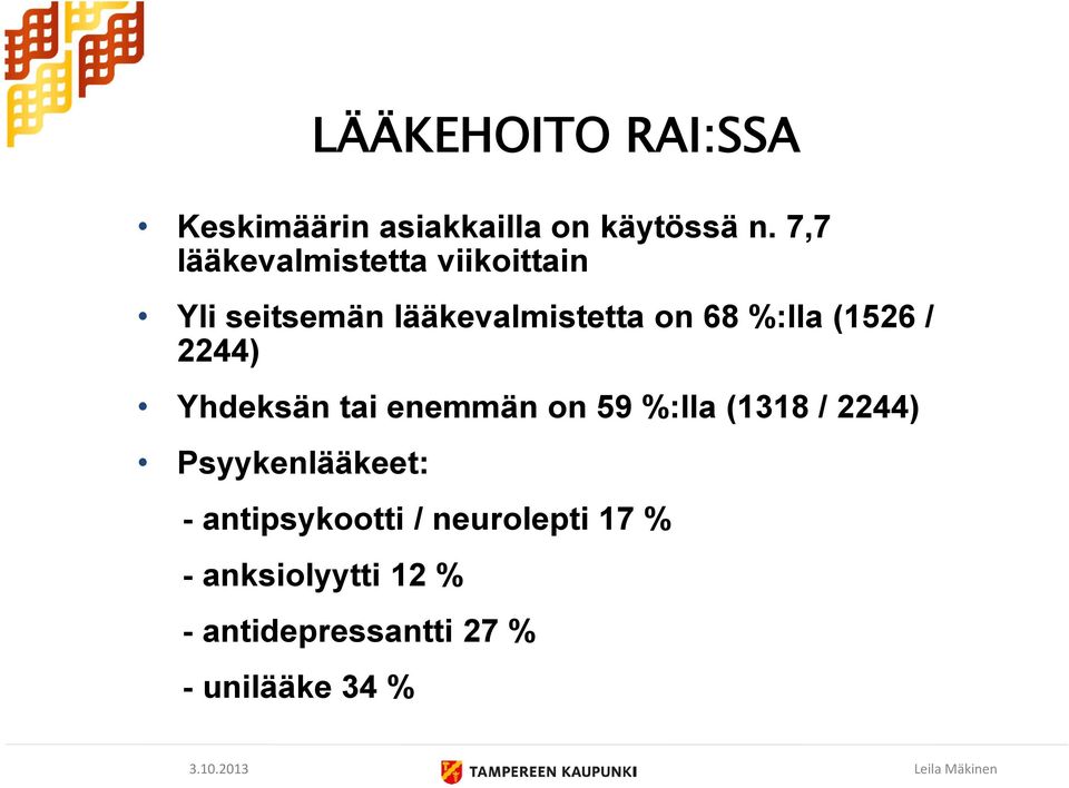 (1526 / 2244) Yhdeksän tai enemmän on 59 %:lla (1318 / 2244)