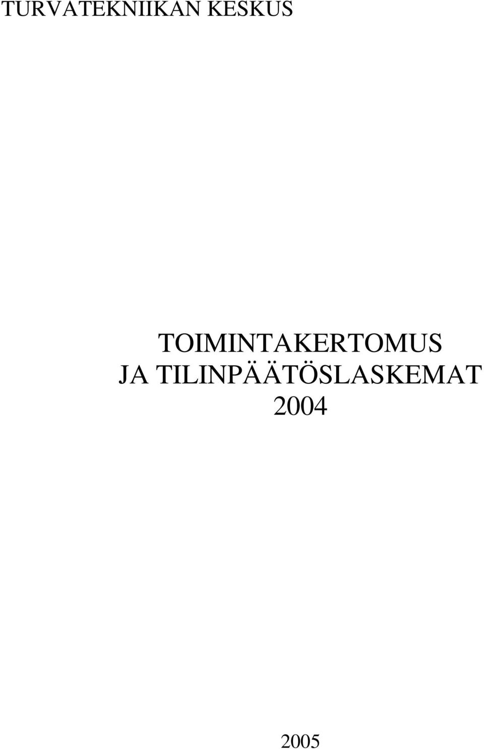 TOIMINTAKERTOMUS