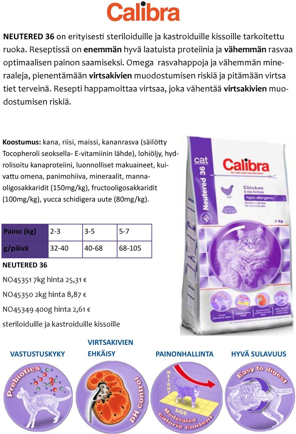 Resepti happamoittaa virtsaa, joka vähentää virtsakivien muodostumisen riskiä.