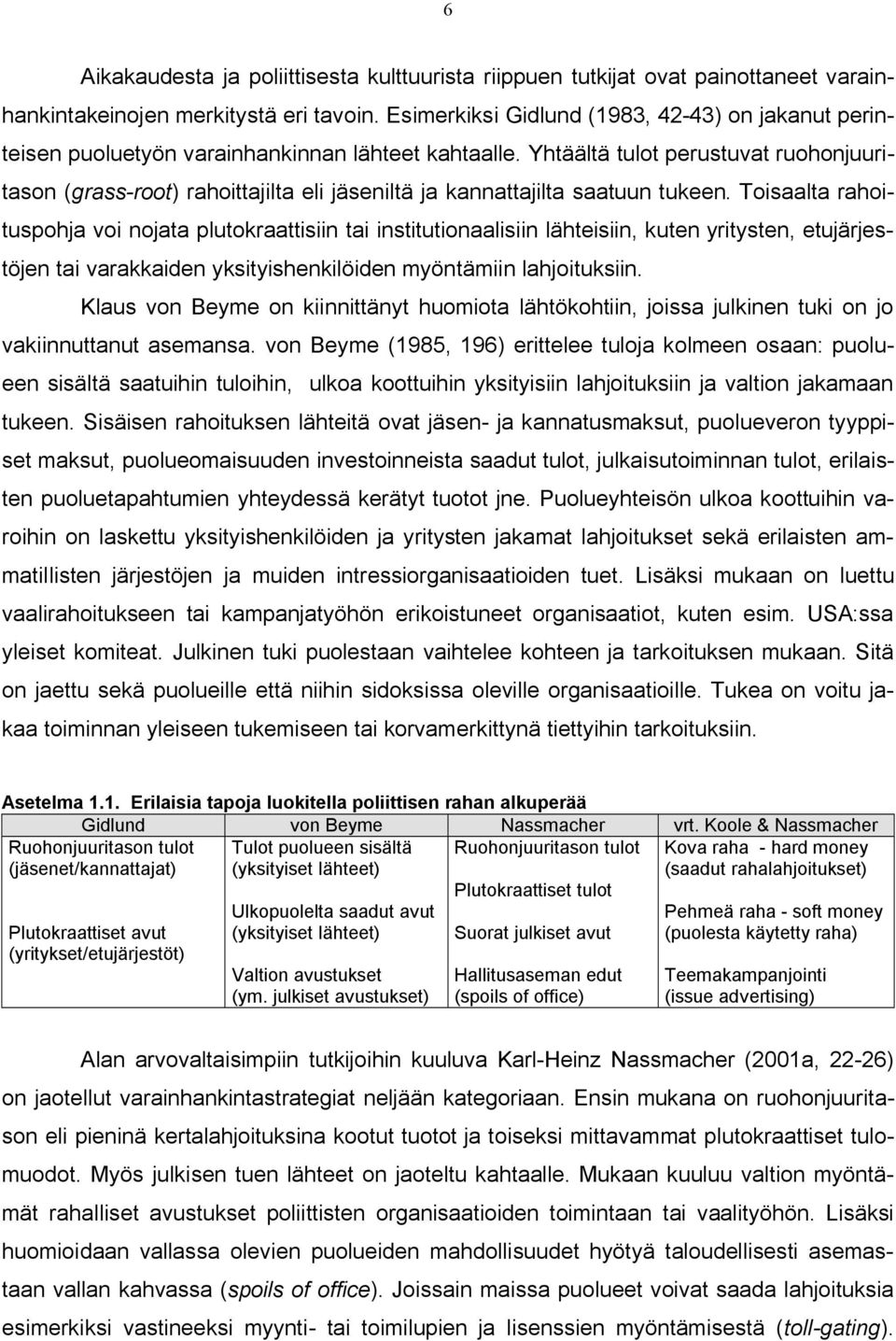 Yhtäältä tulot perustuvat ruohonjuuritason (grass root) rahoittajilta eli jäseniltä ja kannattajilta saatuun tukeen.