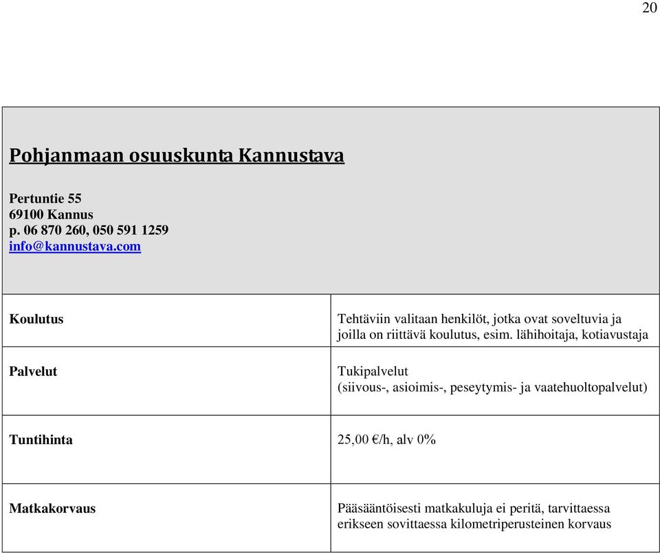 lähihoitaja, kotiavustaja Tukipalvelut (siivous-, asioimis-, peseytymis- ja vaatehuoltopalvelut)