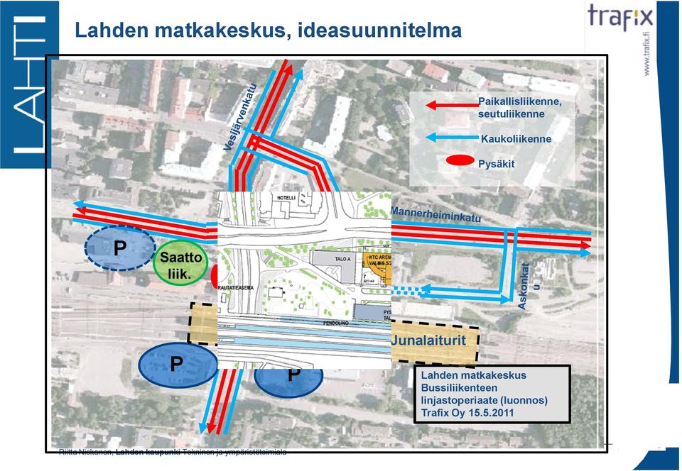 P P Junalaiturit Lahden matkakeskus Bussiliikenteen