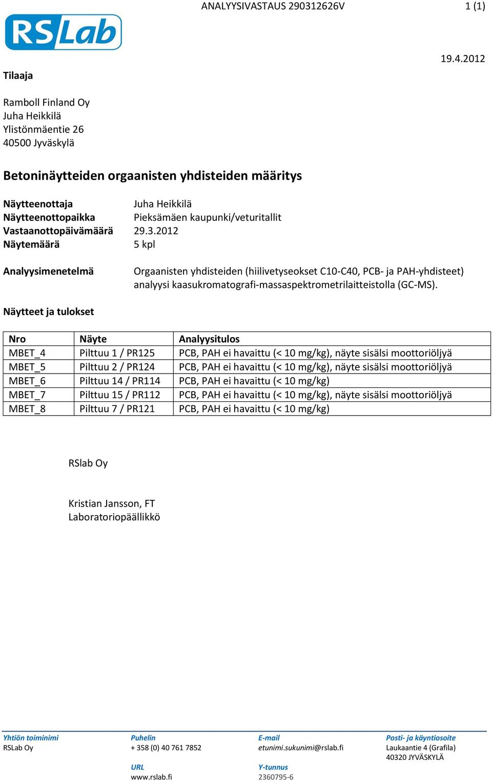 kaupunki/veturitallit Vastaanottopäivämäärä 29.3.