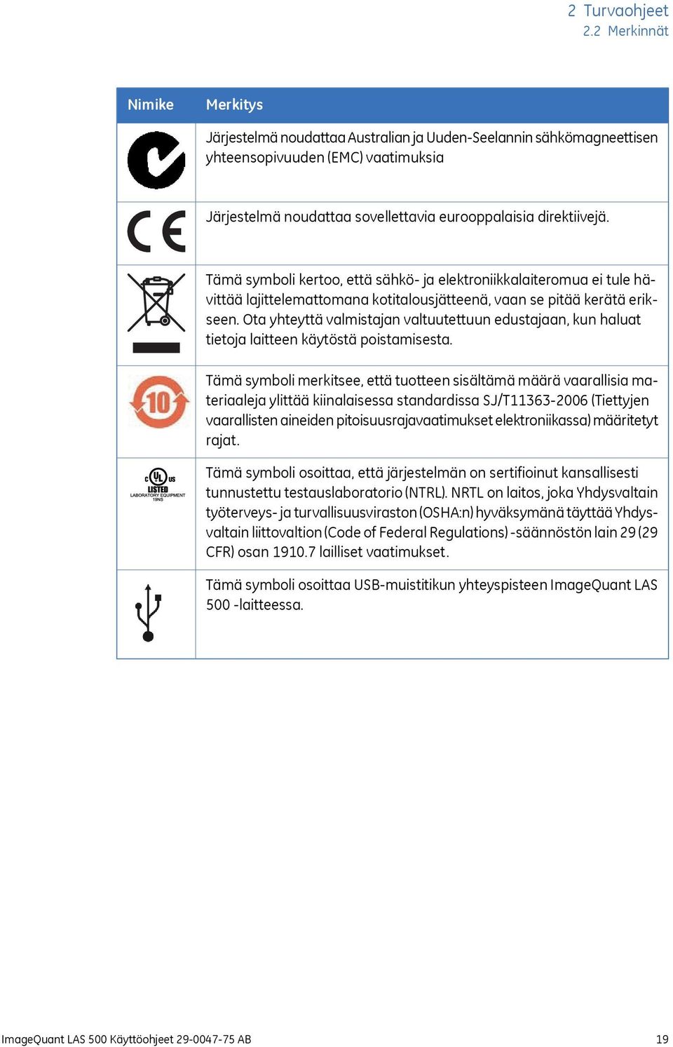 Tämä symboli kertoo, että sähkö- ja elektroniikkalaiteromua ei tule hävittää lajittelemattomana kotitalousjätteenä, vaan se pitää kerätä erikseen.