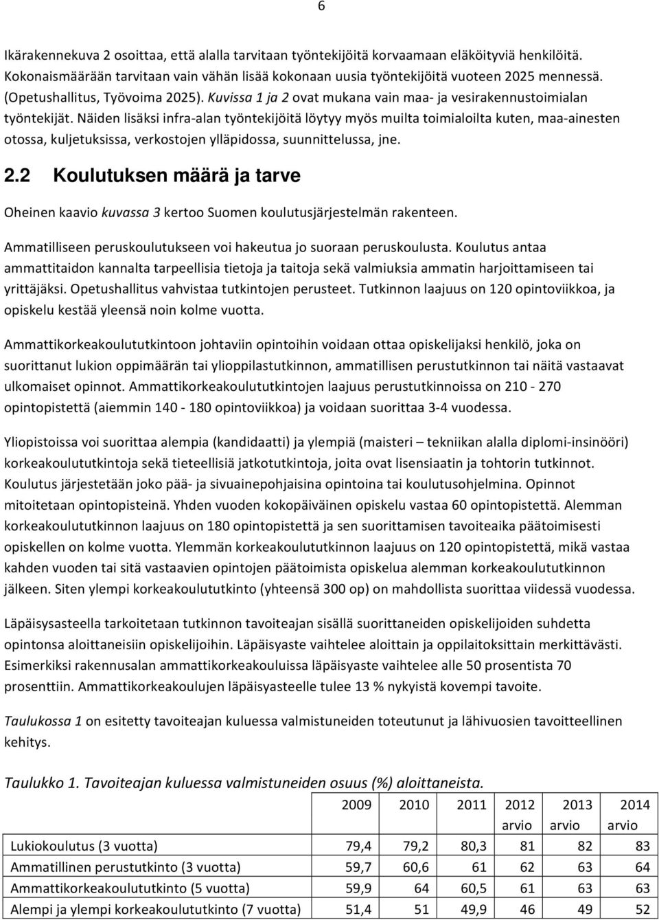 Näiden lisäksi infra alan työntekijöitä löytyy myös muilta toimialoilta kuten, maa ainesten otossa, kuljetuksissa, verkostojen ylläpidossa, suunnittelussa, jne. 2.