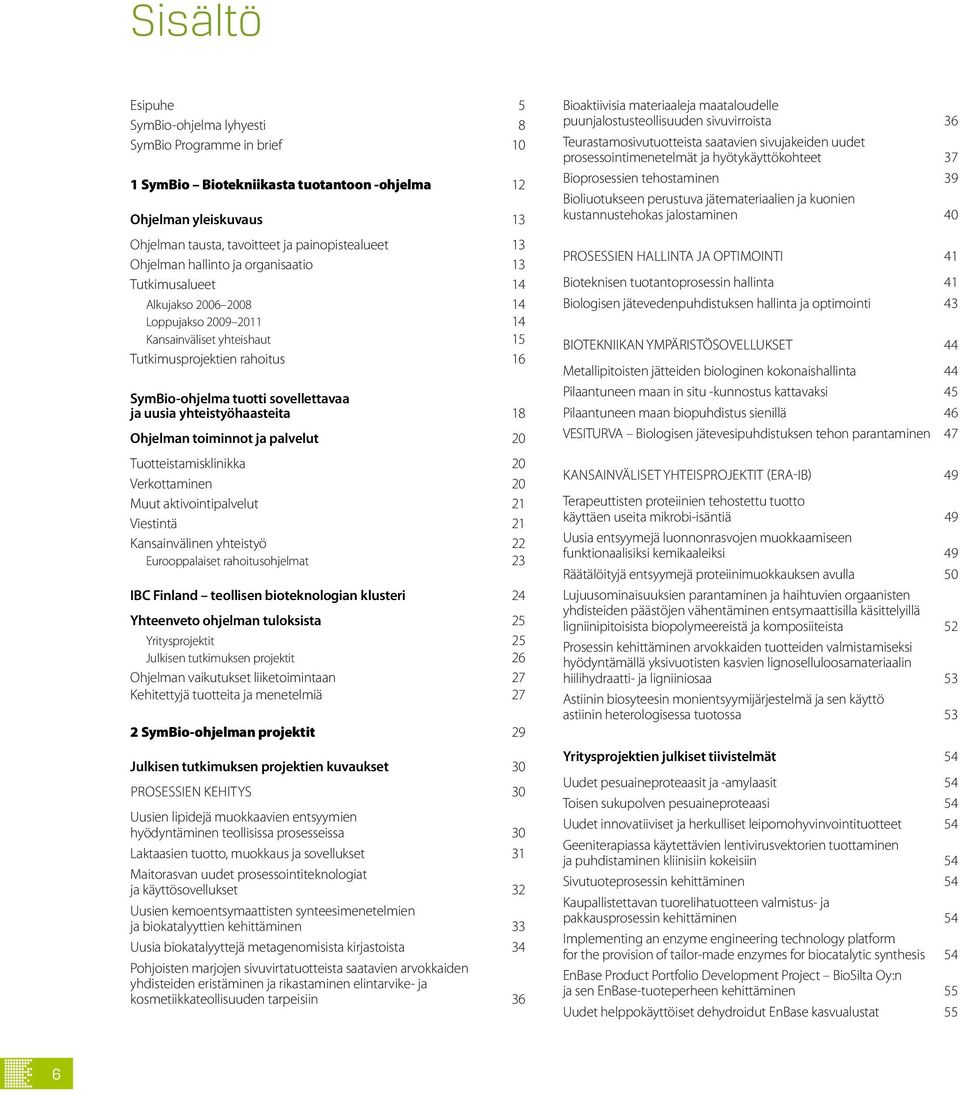 ja uusia yhteistyöhaasteita 18 Ohjelman toiminnot ja palvelut 20 Tuotteistamisklinikka 20 Verkottaminen 20 Muut aktivointipalvelut 21 Viestintä 21 Kansainvälinen yhteistyö 22 Eurooppalaiset