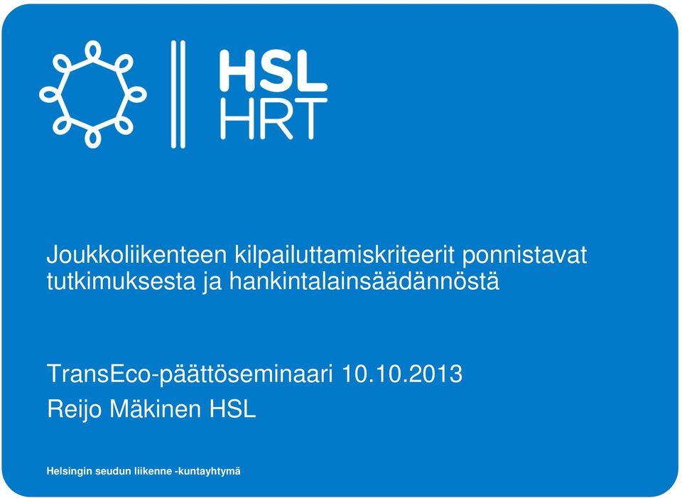 hankintalainsäädännöstä