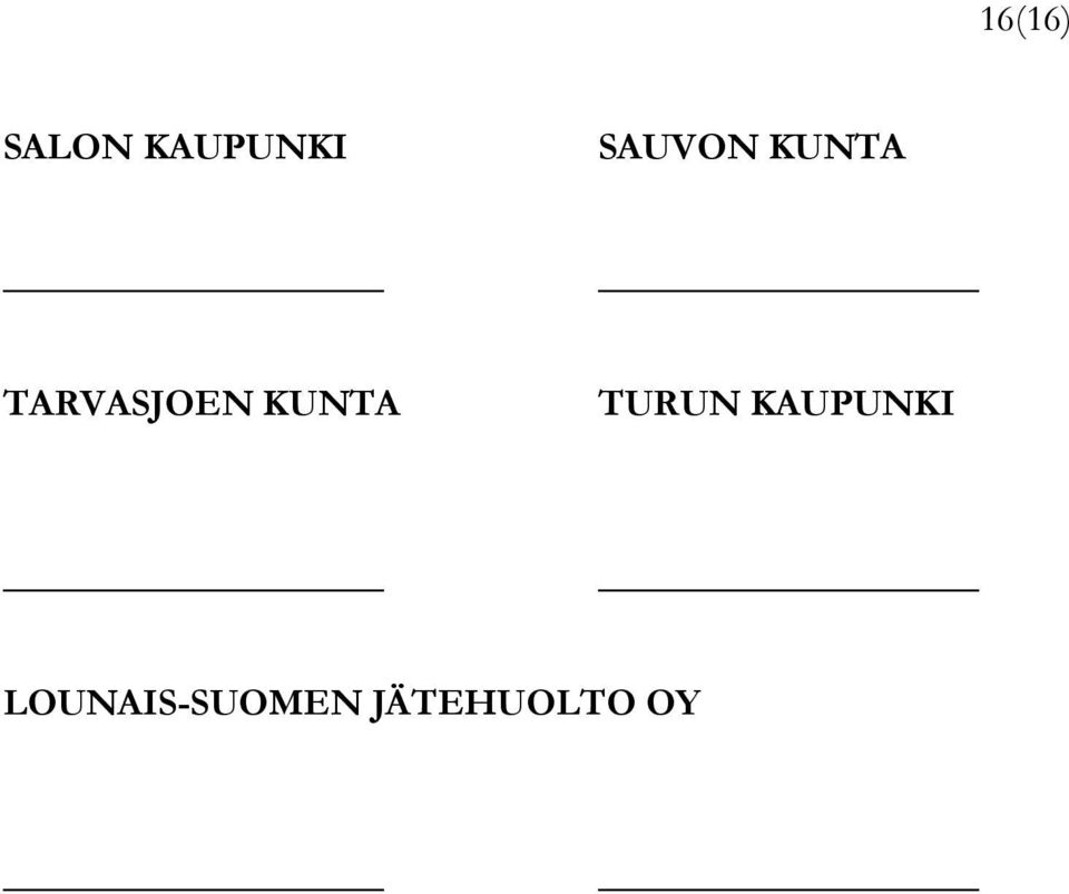 KUNTA TURUN KAUPUNKI