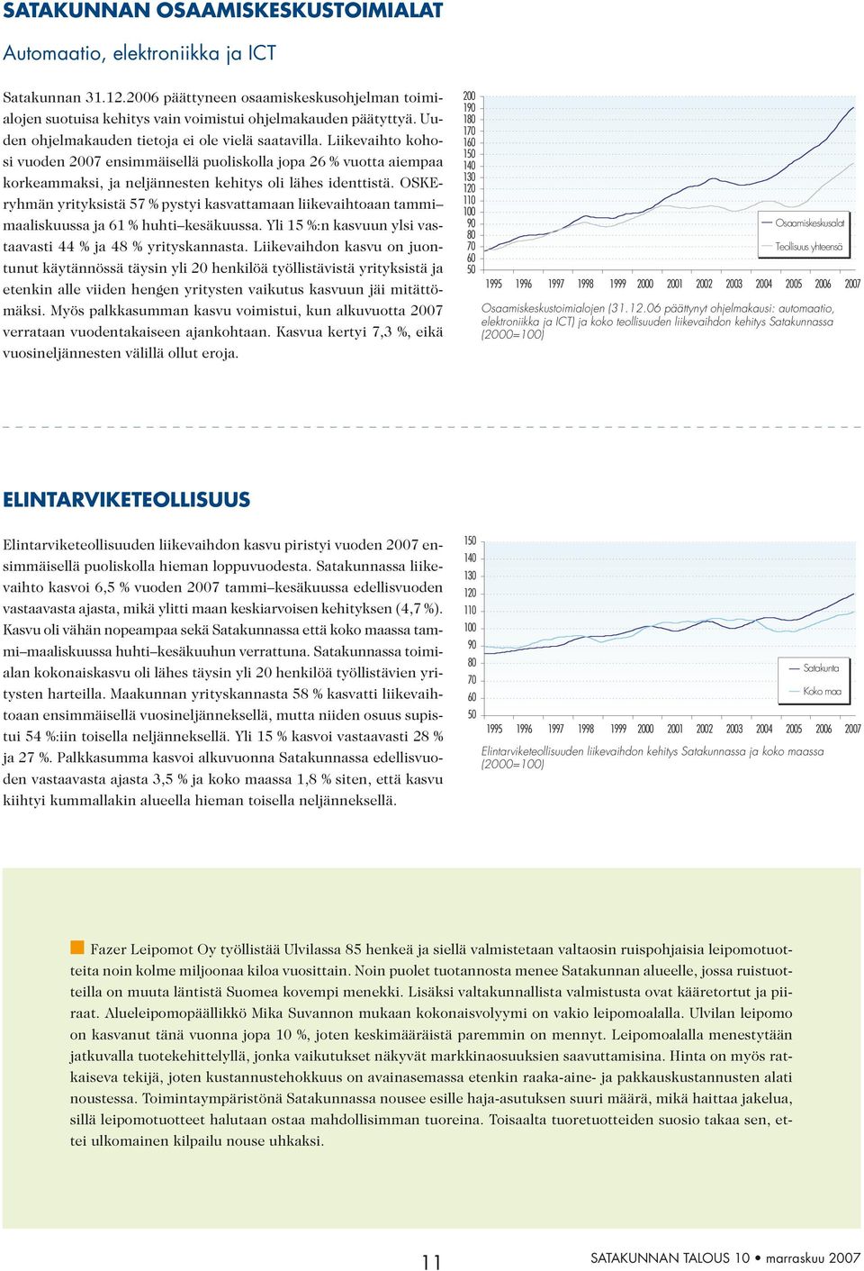 OSKEryhmän yrityksistä 57 % pystyi kasvattamaan liikevaihtoaan tammi maaliskuussa ja 61 % huhti kesäkuussa. Yli 15 %:n kasvuun ylsi vastaavasti 44 % ja 48 % yrityskannasta.