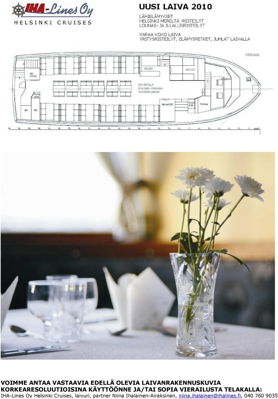 TELAKALLA: IHA-Lines Oy Helsinki Cruises, laivuri, partner