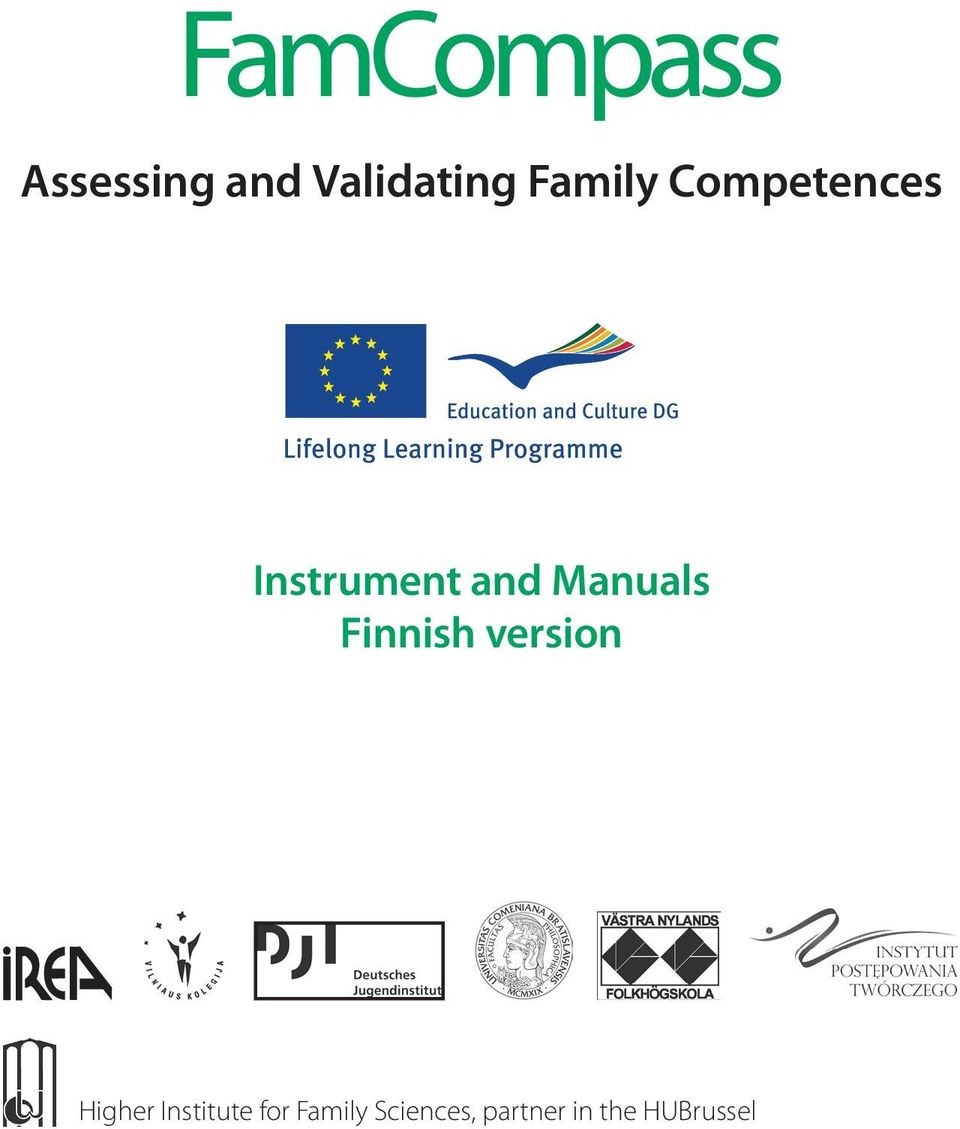 Manuals Finnish version Higher
