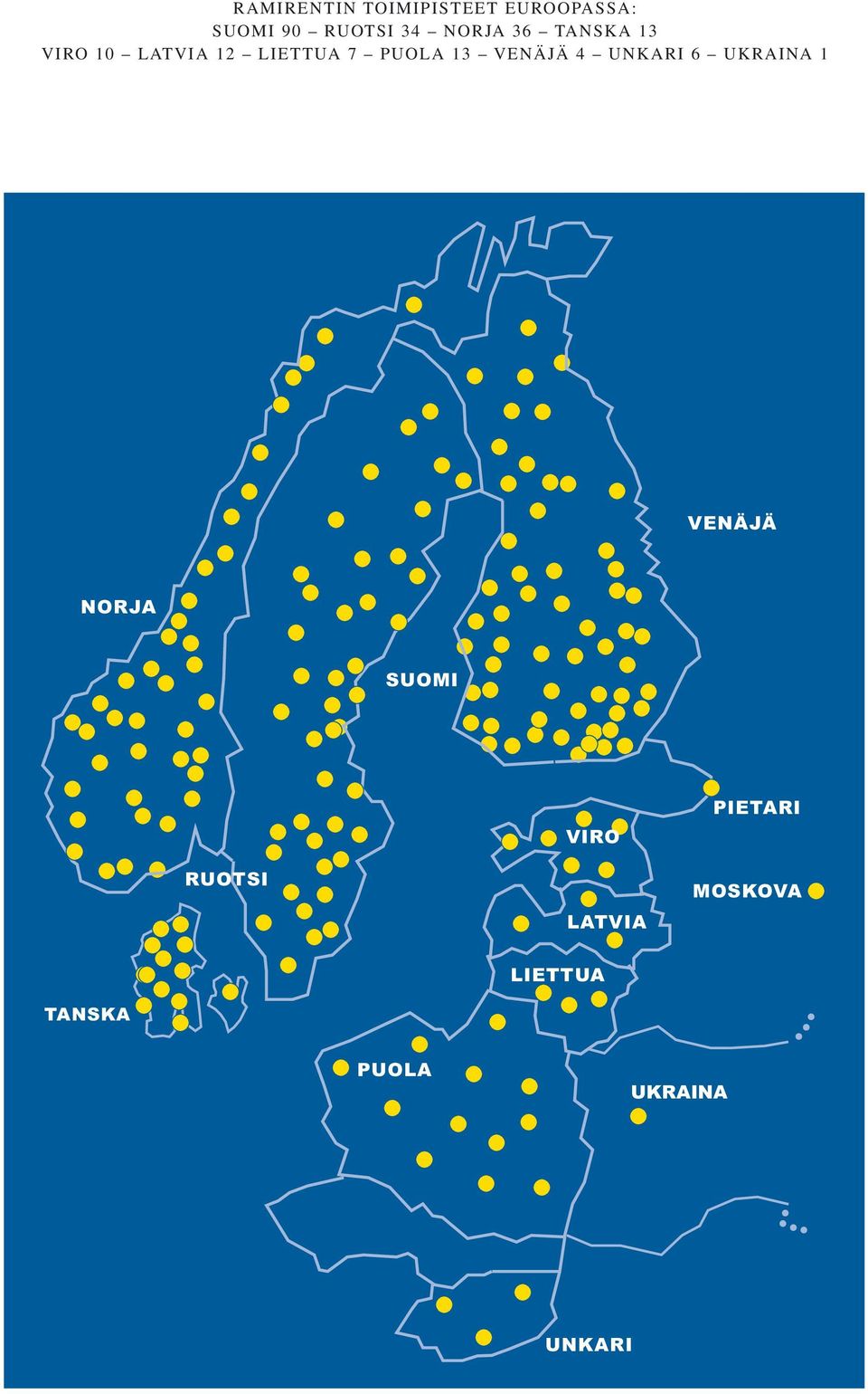 VENÄJÄ 4 UNKARI 6 UKRAINA 1 VENÄJÄ NORJA SUOMI RUOTSI