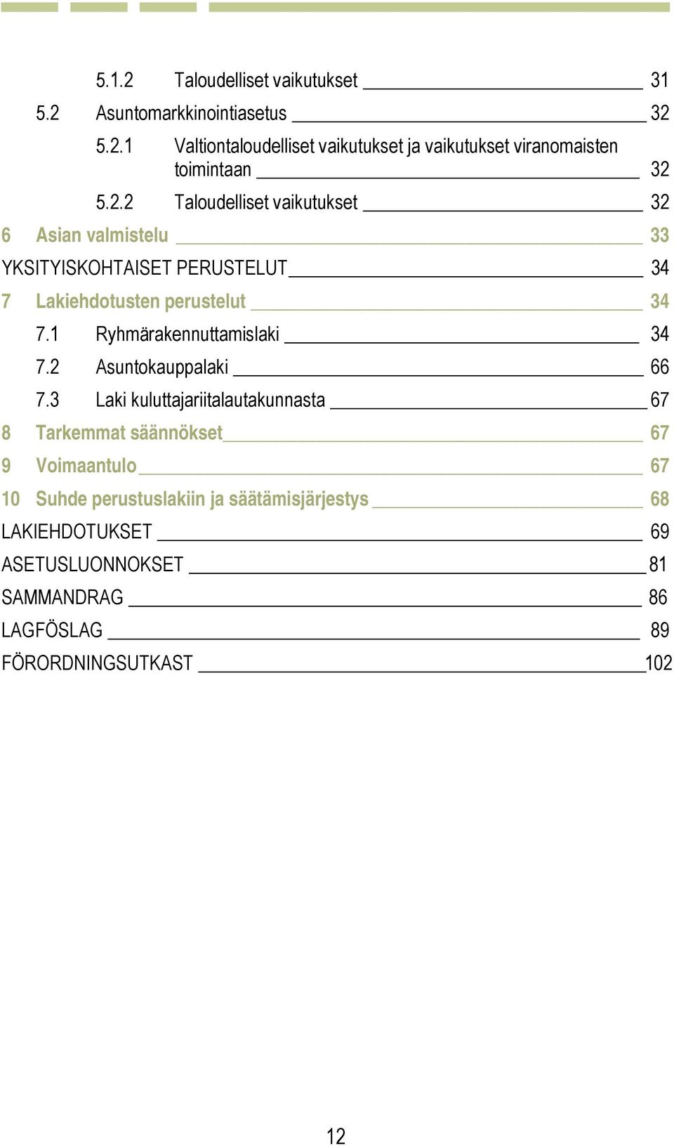 1 Ryhmärakennuttamislaki 34 7.2 Asuntokauppalaki 66 7.