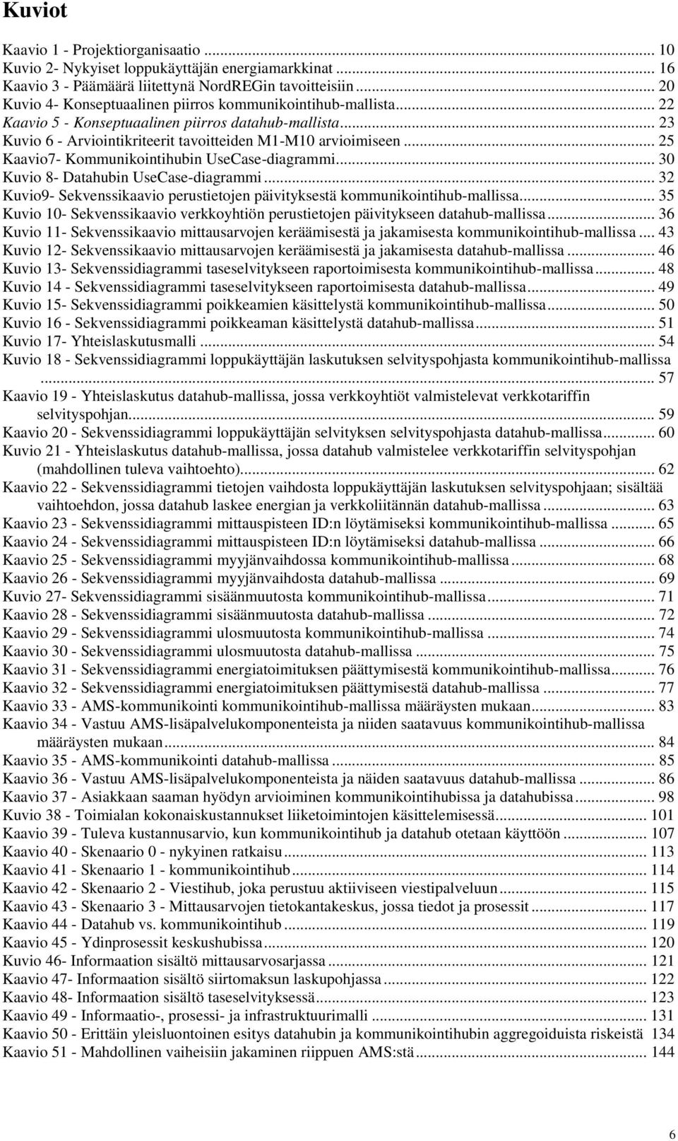 .. 25 Kaavio7- Kommunikointihubin UseCase-diagrammi... 30 Kuvio 8- Datahubin UseCase-diagrammi... 32 Kuvio9- Sekvenssikaavio perustietojen päivityksestä kommunikointihub-mallissa.