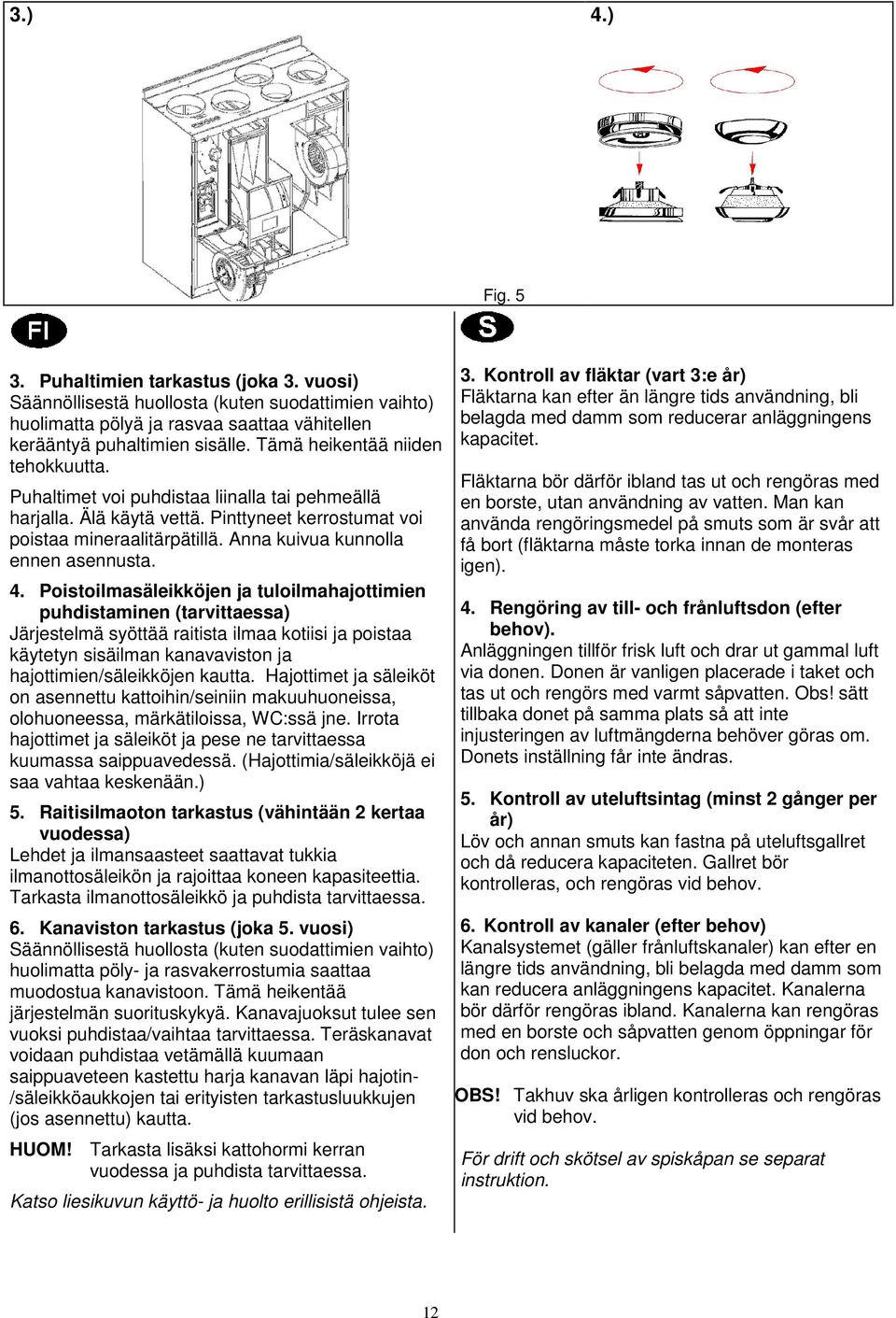 Anna kuivua kunnolla ennen asennusta. 4.