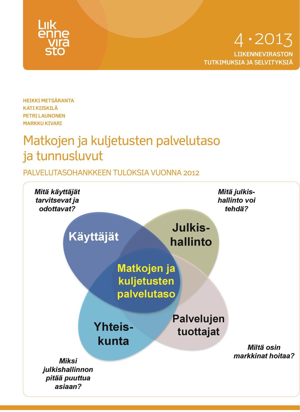 käyttäjät tarvitsevat ja odottavat? Mitä julkishallinto voi tehdä?