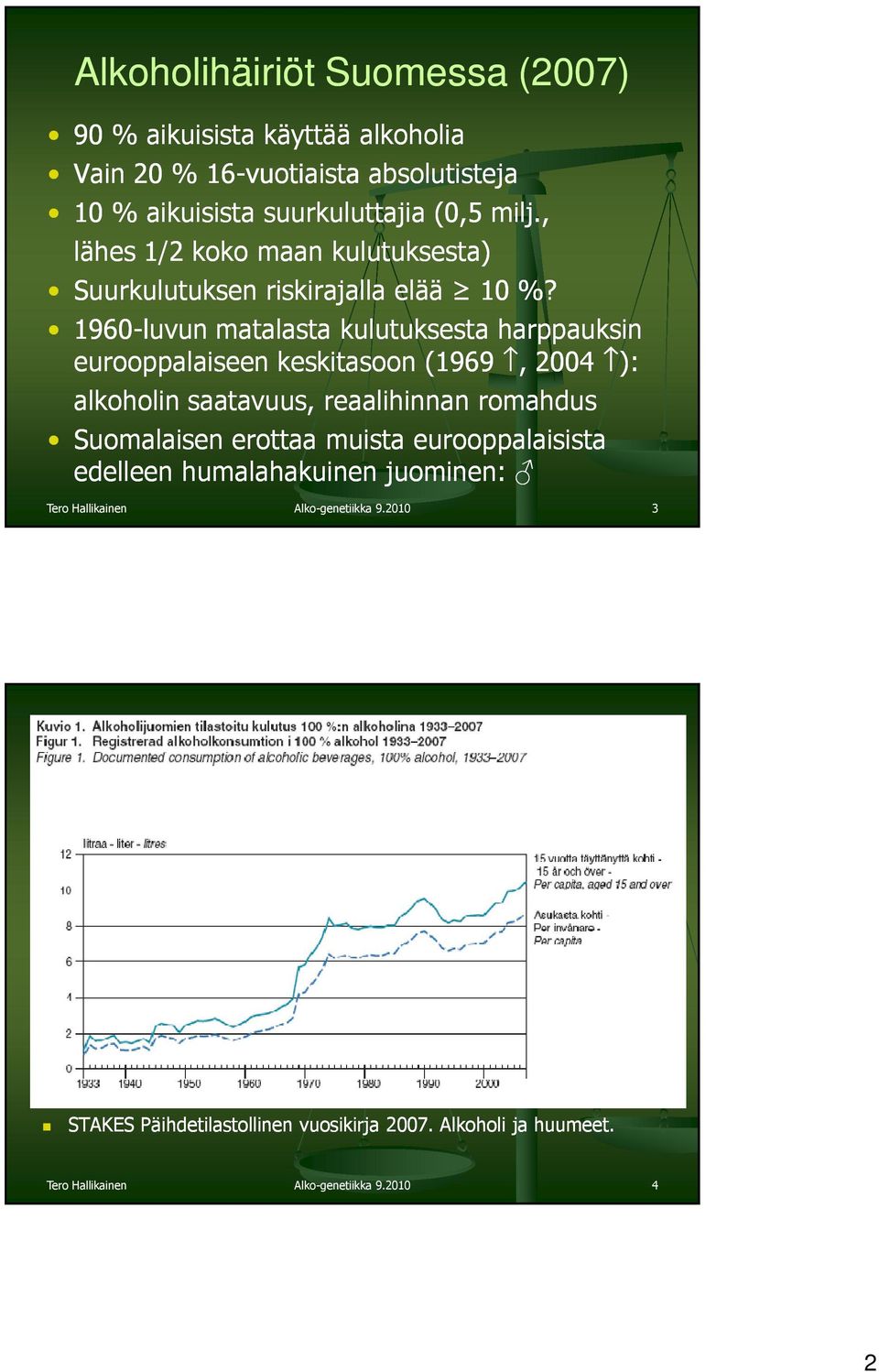 1960-luvun matalasta kulutuksesta harppauksin eurooppalaiseen keskitasoon (1969,, 2004 ): alkoholin saatavuus, reaalihinnan romahdus Suomalaisen