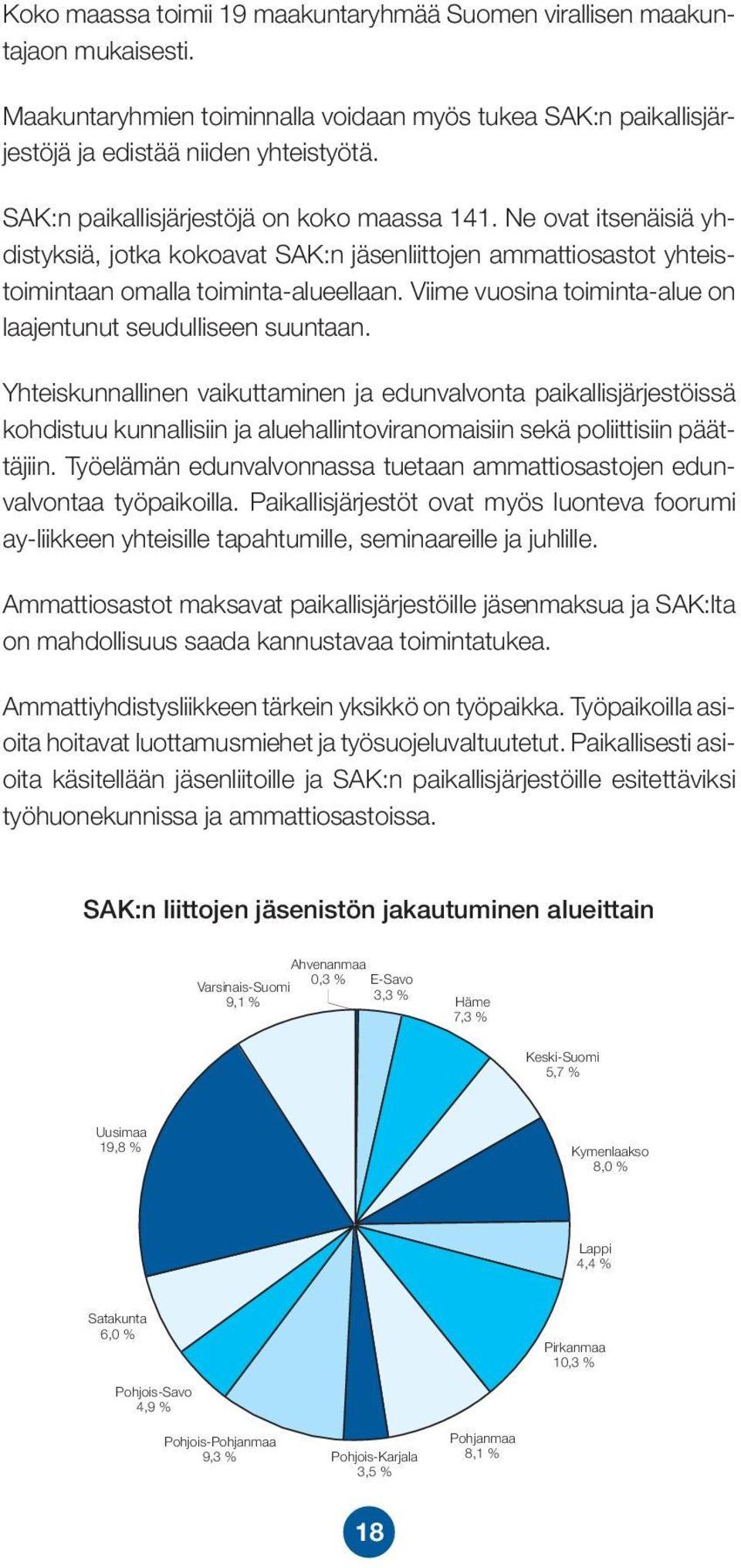 Viime vuosina toiminta-alue on laajentunut seudulliseen suuntaan.