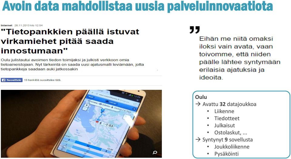 datajoukkoa Liikenne Tiedotteet Julkaisut