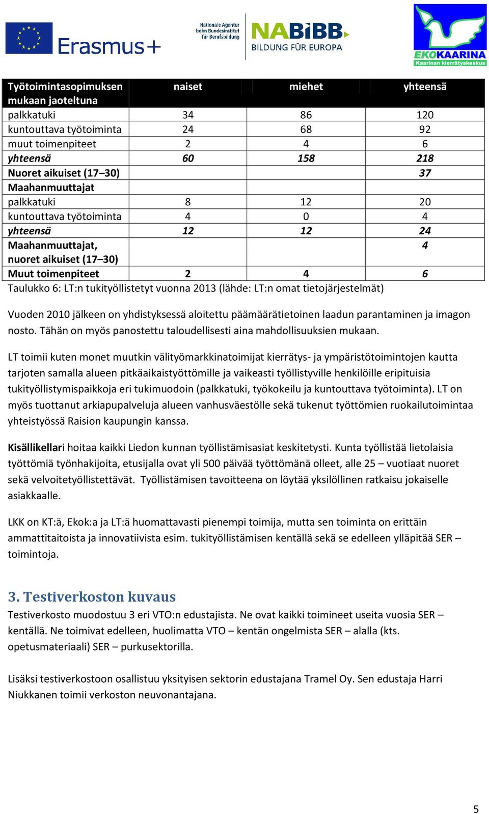 (lähde: LT:n omat tietojärjestelmät) Vuoden 2010 jälkeen on yhdistyksessä aloitettu päämäärätietoinen laadun parantaminen ja imagon nosto.