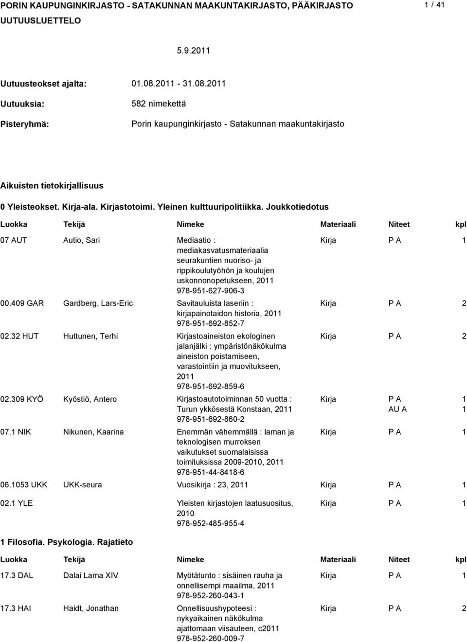 Joukkotiedotus 07 AUT Autio, Sari Mediaatio : mediakasvatusmateriaalia seurakuntien nuoriso- ja rippikoulutyöhön ja koulujen uskonnonopetukseen, 0 978-95-67-906- 00.