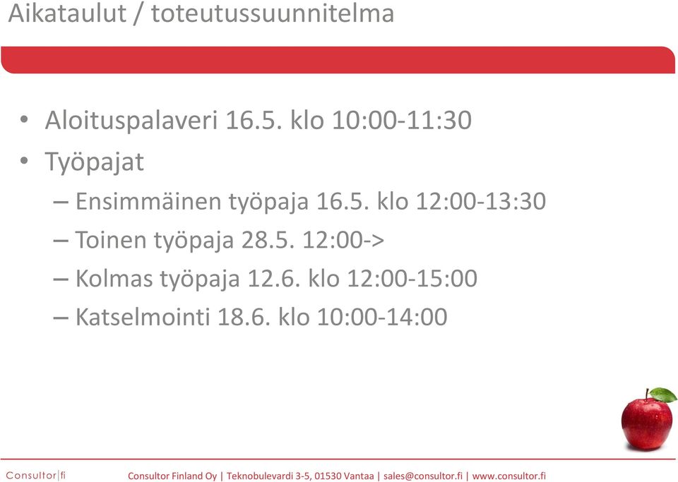 klo 12:00-13:30 Toinen työpaja 28.5.