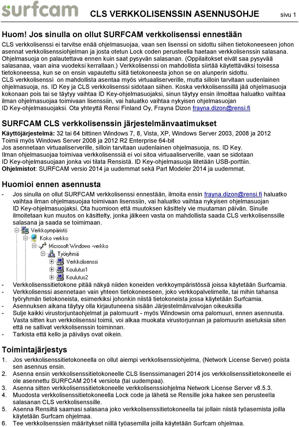 josta otetun Lock coden perusteella haetaan verkkolisenssin salasana. Ohjelmasuoja on palautettava ennen kuin saat pysyvän salasanan.