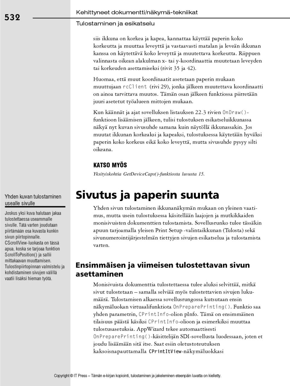 Huomaa, että muut koordinaatit asetetaan paperin mukaan muuttujaan rcclient (rivi 29), jonka jälkeen muutettava koordinaatti on ainoa tarvittava muutos.