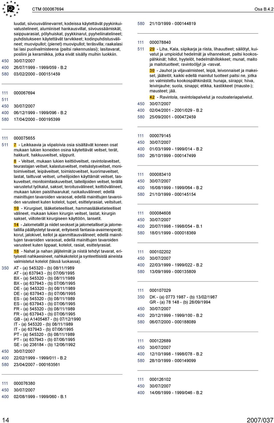 2 luudat, siivousvälinevarret, kodeissa käytettävät pyykinkuivatustelineet, alumiiniset hankausvillat, siivoussäämiskät, saippuarasiat, pölyhuiskat, pyykkinarut, pyyheliinatelineet; puhdistukseen