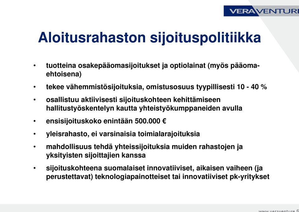 ensisijoituskoko enintään 500.