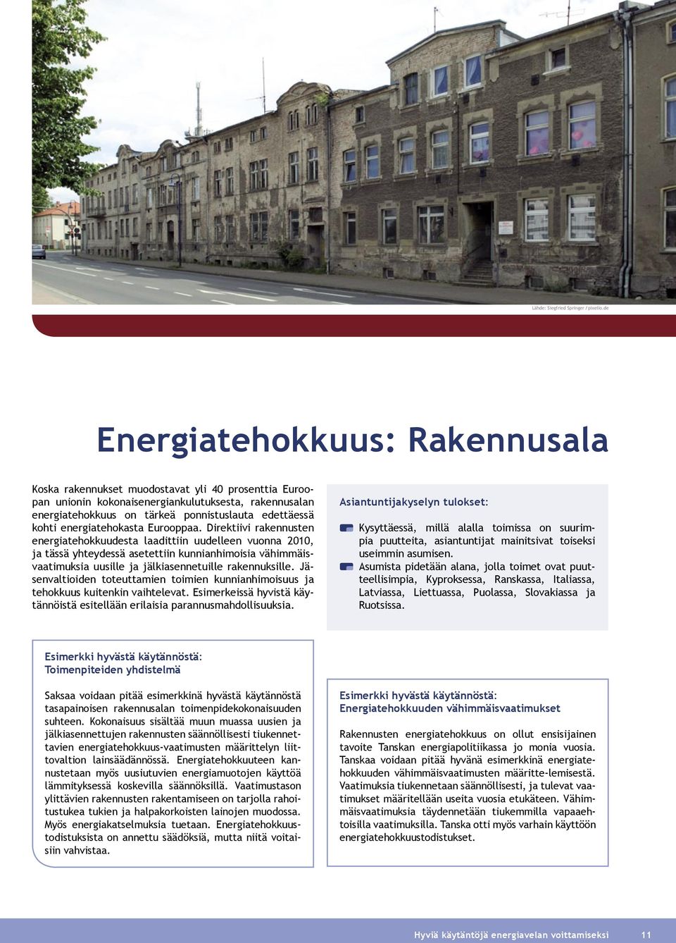 energiatehokasta Eurooppaa.