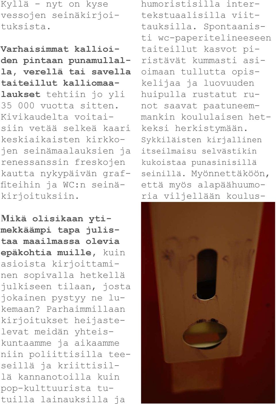 humoristisilla intertekstuaalisilla viittauksilla.